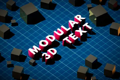 Modular 3D Text logo — Unity asset for creating customizable and modular 3D texts and UI in the Editor and Runtime.